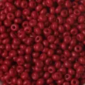Red round glass seed beads for DIY jewelry making and craft accessories design. - 50g/Pack / Burgundy