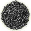 Black acrylic square letter beads with large holes for DIY jewelry making and bracelets. - Letter J