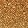 Golden glass seed beads 2mm for DIY handmade bracelets necklaces jewelry making supplies. - Champagne W8 (50g/Pack)