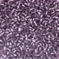 Perles tubulaires en verre violet pour bracelets DIY faits à la main fabrication bijoux 2.5mm style - Violet noir S9 / Diamètre d'environ 2,5 mm, longueur d'environ 3 mm, trou d'environ 1 mm, 50 g/paquet