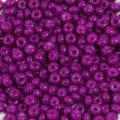 4mm purple glass seed beads for diy bracelets and cross stitch crafts shiny round beads - 50g/Pack / Dark Purple