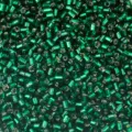 Perles de Verre Tubulaires Vertes 2.5mm en Vrac pour Bracelet DIY Matériel Brillant - Vert pin S14 / Diamètre d'environ 2,5 mm, longueur d'environ 3 mm, trou d'environ 1 mm, 50 g/paquet