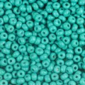 Turquoise glass seed beads bulk small round beads for DIY jewelry making accessories - 50g/Pack / Cyan