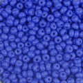 Blue glass seed beads for DIY jewelry making, crafts, and clothing accessories, small size. - 50g/Pack / Dark Blue