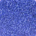 Transparent silver-lined glass seed beads, 2mm blue craft material for DIY jewelry making. - Light Blue W11 (50g/Pack)