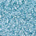 Perles de rocaille tubulaires bleu clair 2.5mm tube court matériel de bracelet DIY - Bleu clair S10 / Diamètre d'environ 2,5 mm, longueur d'environ 3 mm, trou d'environ 1 mm, 50 g/paquet