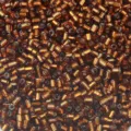 perles tubulaires en verre de 2.5mm perles bugle marron en vrac pour fabrication de bracelets diy - Caramel S16 / Diamètre d'environ 2,5 mm, longueur d'environ 3 mm, trou d'environ 1 mm, 50 g/paquet