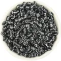 Acrylic square letter beads black background white text 26 alphabet loose beads DIY crafts - Letter Z