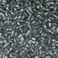 Perles de rocailles tubulaires en verre gris argenté 2.5mm tube court DIY bracelet matériel art. - Gris S20 / Diamètre d'environ 2,5 mm, longueur d'environ 3 mm, trou d'environ 1 mm, 50 g/paquet