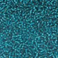 2mm transparent silver lined glass seed beads colorful DIY bracelet necklace jewelry making supplies - Peacock Blue W17 (50g/Pack)