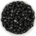 Acrylic black flat round letter beads white symbol loose DIY bracelet jewelry making accessories - Letter I / 100 Pieces Set