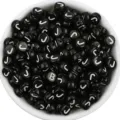 Acrylic flat round letter beads black background white letters DIY bracelet jewelry making - Letter J / 100 Pieces Set