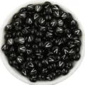 Black acrylic flat round letter V beads for DIY bracelet jewelry making accessories. - Letter V / 100 Pieces Set