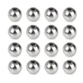 Perles rondes metalliques en acier inoxydable de haute qualite pour bracelet et collier - Diamètre Environ 3mm (100 Pièces) / Couleur acier galvanisé