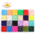 24 Grid Colored Polymer Clay Beads Kit DIY Bracelet Necklace Making Craft Supply Set - 24 Grids Clay Beads Style One