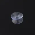Transparent double-sided plastic suction cup hook with small hole for glass wall decor. - 20mm Double-Sided Suction Cup (1 Piece)