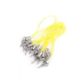 Sangle de lanière de téléphone en polyester coloré DIY avec des vis à œillet métallique. - Lot de 50 / Light jaune
