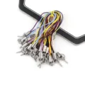 Bracelets de lanière en polyester coloré faits à la main avec vis pour breloques 50pcs - Lot de 50 / Multicolore