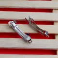 Metal hair clips spring barrette blanks for DIY bow hair accessories and craft making - Regular Fit / 5cm / Silver