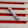 Metal hair clip spring barrette DIY base component for handmade hair bows and accessories. - Regular Fit / 6cm / Silver