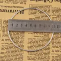 Metall Eisenring Reifen für DIY Handwerk Traumfänger Zubehör und Bastelmaterial. - Rund (Geschweißt) / AD 100mm Draht 3mm