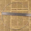 DIY Metall Ring fuer Traumfaenger handgemachte Bastelarbeiten und Zubehoer teile. - Rund (Geschweißt) / AD 250mm Draht 3mm