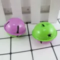4cm campanelli in metallo colorato per animali domestici albero di natale decorazione - 4cm / Rosa Rosso e Verde