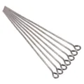 Metal eye pins 9-pins for DIY jewelry making, beading, and connecting handmade accessories. - Gun Black / 0.7x20mm