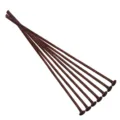 Copper flat head pins for jewelry making, DIY craft metal pins, handmade accessories wholesale. - 0.7x18mm (100 Pieces/Pack) / Bronze Red