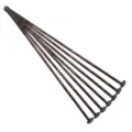 Essential DIY craft flat head T-pins for jewelry making and small accessory assembly, durable metal. - 0.7x18mm (100 Pieces/Pack) / Gun Black