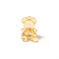 Colgante de oso de acrílico de color transparente accesorio de joyería DIY manualidades - Colgante de Oso / 10 Piezas/Paquete / Naranja Transparente