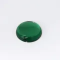 Cabochon piatto in acrilico verde da 40mm, dettaglio liscio per creazione gioielli fai da te. - 40mm / Verde