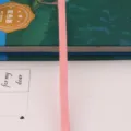 Pink 5mm Korean velvet deer leather cord flat suede strap for DIY jewelry making material - 1 Meter / Pink