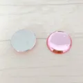 30mm Rosa flache Acryl Strasssteine runde Edelsteine DIY Handwerk Zubehör für Schmuck - 35mm / Hellrosa