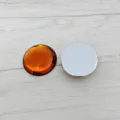 35mm acryl strass steine cabochon flatback diy handwerk zubehör glänzende edelsteine - 35mm / Bernstein