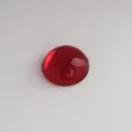 Cabochon acrylique rouge de 18 mm strass dos plat pour accessoire d'artisanat bijoux. - 18mm / Rouge