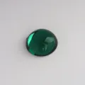 Cabochon plat rond en acrylique vert 18mm pour la fabrication de bijoux artisanaux DIY. - 18mm / Vert foncé