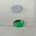 DIY acrylic oval flatback rhinestones time gemstone cabochon crafts jewelry making accessories - 22*30mm / Green