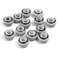 Resin large hole beads black white striped charm beads for DIY bracelets necklaces jewelry crafting - Black Stripe / 20 Pcs/Pack, Outer Diameter approx. 14mm, Height approx. 9mm, Hole approx. 4.5mm