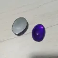 Purple oval acrylic rhinestone flatback cabochon DIY jewelry making accessory variant. - 22*30mm / Purple