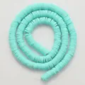 Turquoise Polymeer Klei Kralen 6mm Platte Heishi Kralen voor DIY Sieraden Maken - Kleur #6
