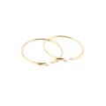 Minimalistische gouden creolen klassieke ronde metalen oorbellen dames mode sieraden - 90mm / Goud