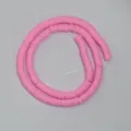 Roze klei heishi kralen 6mm schijf afstandhouders kralen voor handgemaakte DIY sieraden maken ambacht. - Kleur 17