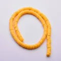 Gele polymeer klei kralen platte heishi kralen voor handgemaakte DIY sieraden maken benodigdheden - Kleur #1