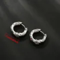Onregelmatige geometrische creolen zilver minimalistische sieraden chique accessoires top - Stijl 1 / Zilver