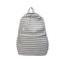 Casual gestreepte rugzak voor dames grote capaciteit dagelijkse schooltas stijl mooi. - Zonder Hanger / Grijs / L