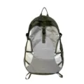 Lightweight waterproof outdoor mountaineering backpack in green and grey colorway variant. - Green & Grey