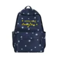 Lichte rugzak met grote capaciteit en schattig sterrenpatroon voor studenten en dagelijks gebruik. - Blauw (Zonder Hanger)