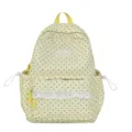 Leuke Koreaanse stippen rugzak met witte kantrand, lichte schooltas voor meisjes. - Zonder Hanger / Geel