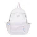 Witte paarse sterren patroon studenten rugzak met schattige blauwe sterhangers voor school - Paars